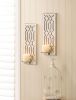 Deco Mirror Wall Sconce Set