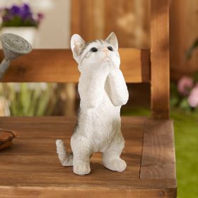 PRETTY PLEASE CAT FIGURINE