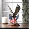 Patriotic Eagle Statue Sculpture