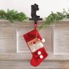 Rustic Cast Iron Cowboy Boot Stocking Holder - Perfect for Western Christmas Decor