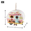 Pink & White Camper Birdhouse