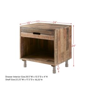 Solid Wood Nightstand