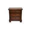 Baltimore Wood Nightstand with Hidden Jewelry Drawer in Dark Walnut