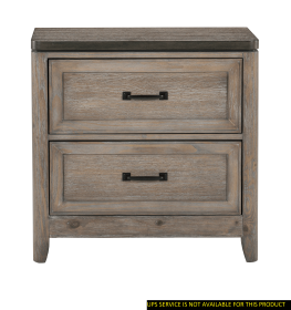 Transitional Two-Tone Finish 1pc Nightstand of Drawers with Ball Bearing Glides Bed Side Table Bedroom Furniture