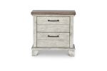 Bear Creek - Nightstand - Pearl Silver