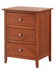 Glory Furniture Daniel G1314-N-60 3 Drawer Nightstand , Oak