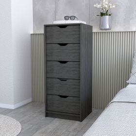 Dillon 5 Narrow Drawer Dresser, Tall Chest of Drawers