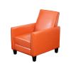 Recliner Push Back Chair for Elegant Home D��cor Orange