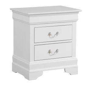 Glory Furniture Louis Phillipe G3190-N Nightstand , White