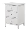 Glory Furniture Daniel G1317-N-90 3 Drawer Nightstand , White