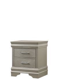 Amalia - Nightstand - Gray