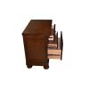 Baltimore Wood Nightstand with Hidden Jewelry Drawer in Dark Walnut