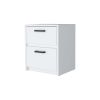 Caleb White 2-Drawer Nightstand