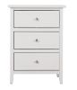 Glory Furniture Daniel G1317-N-90 3 Drawer Nightstand , White