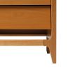 Scandi Angle Face Solid Wood Nightstand ��� Caramel