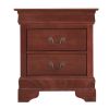 Glory Furniture Louis Phillipe G3100-N Nightstand , Cherry