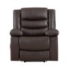 Modern Living room Furniture 1pc Power Lift Chair Faux Leather Upholstery Dark Brown Power Recliner Chair