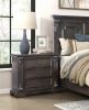 Elegant Design 3-Drawers Nightstand Traditional Vintage Bedroom Furniture 1pc Espresso Finish