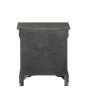 Louis Philippe Nightstand in Dark Gray