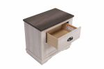 Coralee - Nightstand - Light Gray