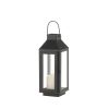 Small Square Top Black Lantern