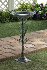 Speckled Green Bird Bath