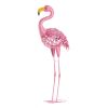 Tall Solar Flamingo Statue - Stand Out in Style with this Eye-Catching Garden Decor