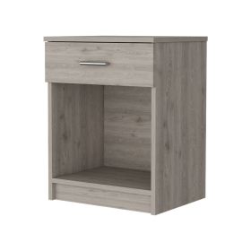 Pictor Nightstand, One Drawer, Lower Shelf, Superior Top (Color: as Pic)