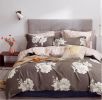 Marrisa Brown Floral 100% Cotton Comforter Set