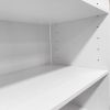 Closet Organizer System Modular: Modern Closet Shelves Wall Mounted or Walk in Closet System Racks and Shelving Built in Clothes Storage for Bedroom